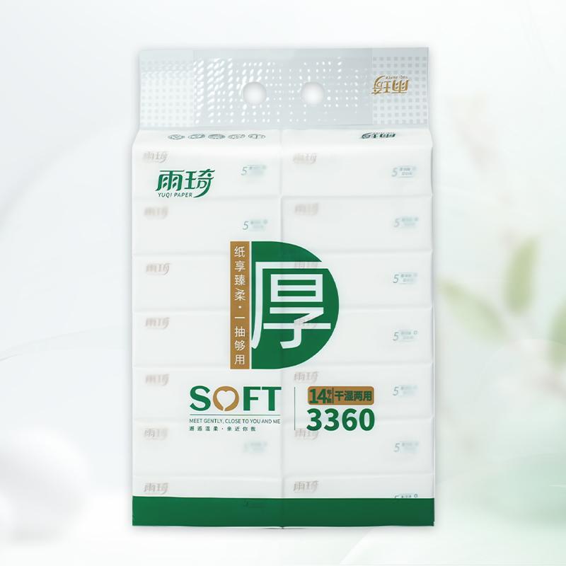 雨琦厚系列14包116mm抽纸